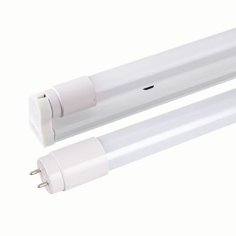 T8 LED LIGHTING FITTING SET 8W - 2FT - 6500K GLASS